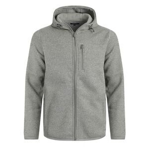 Weird Fish Mens Lockie Bonded Full Zip Fleece Jacket / Limestone